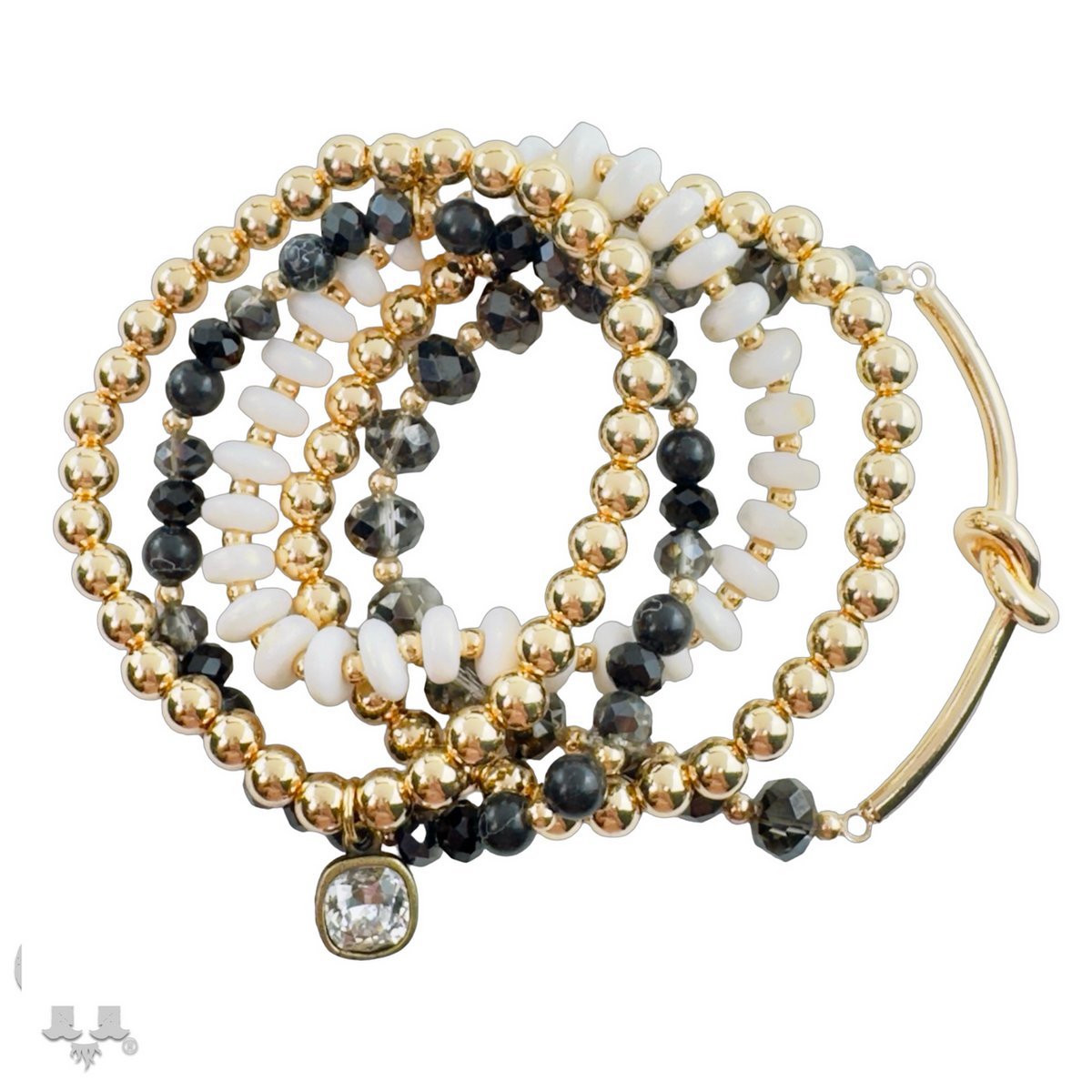 Infinity knot charm bracelet