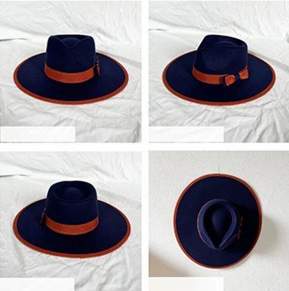 The Magnolia Bow Fedora - Elegant Woolen Fedora Hat for Stylish Cowgirls, Luxury Country Fashion