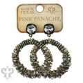 Bicone bead wrapped dangle earring with crystals from Swarovski®- LC