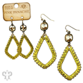 Tinsel wrapped diamond teardrop with crystals from Swarovski®- LC