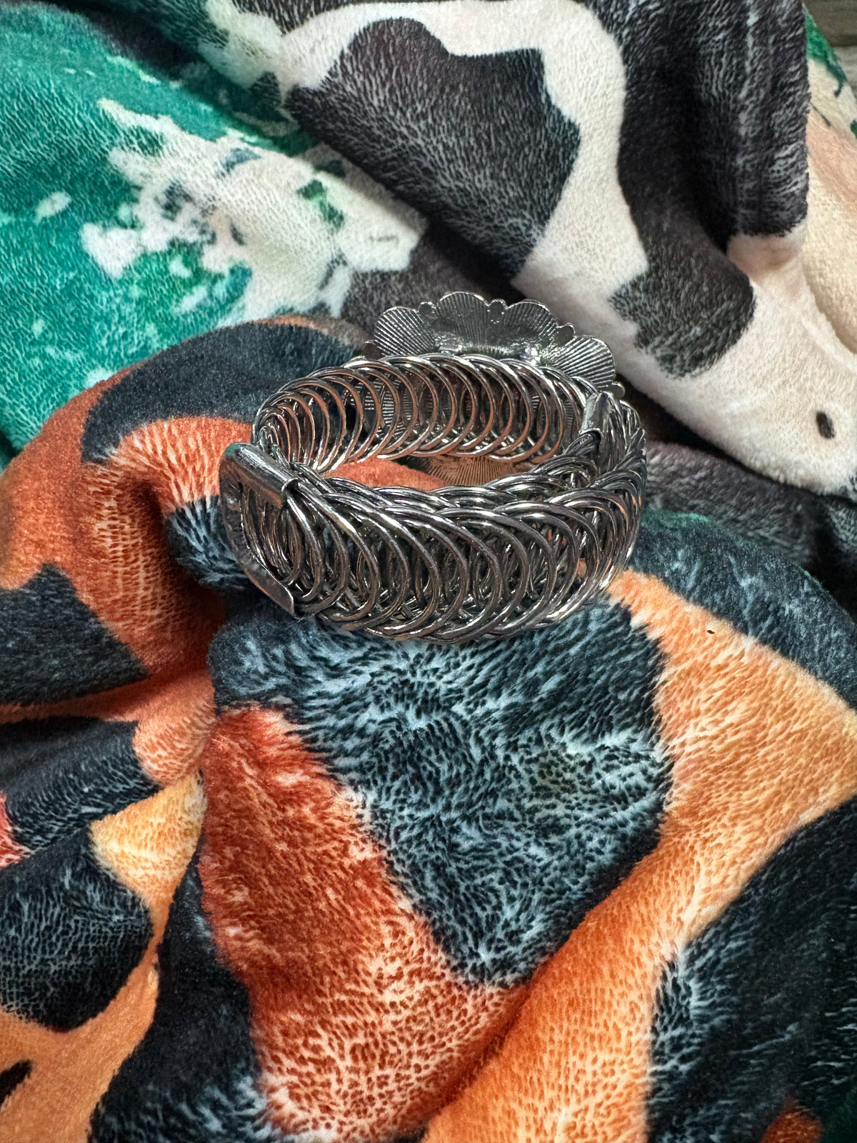 Western Turquoise Statement Cuff Bracelet